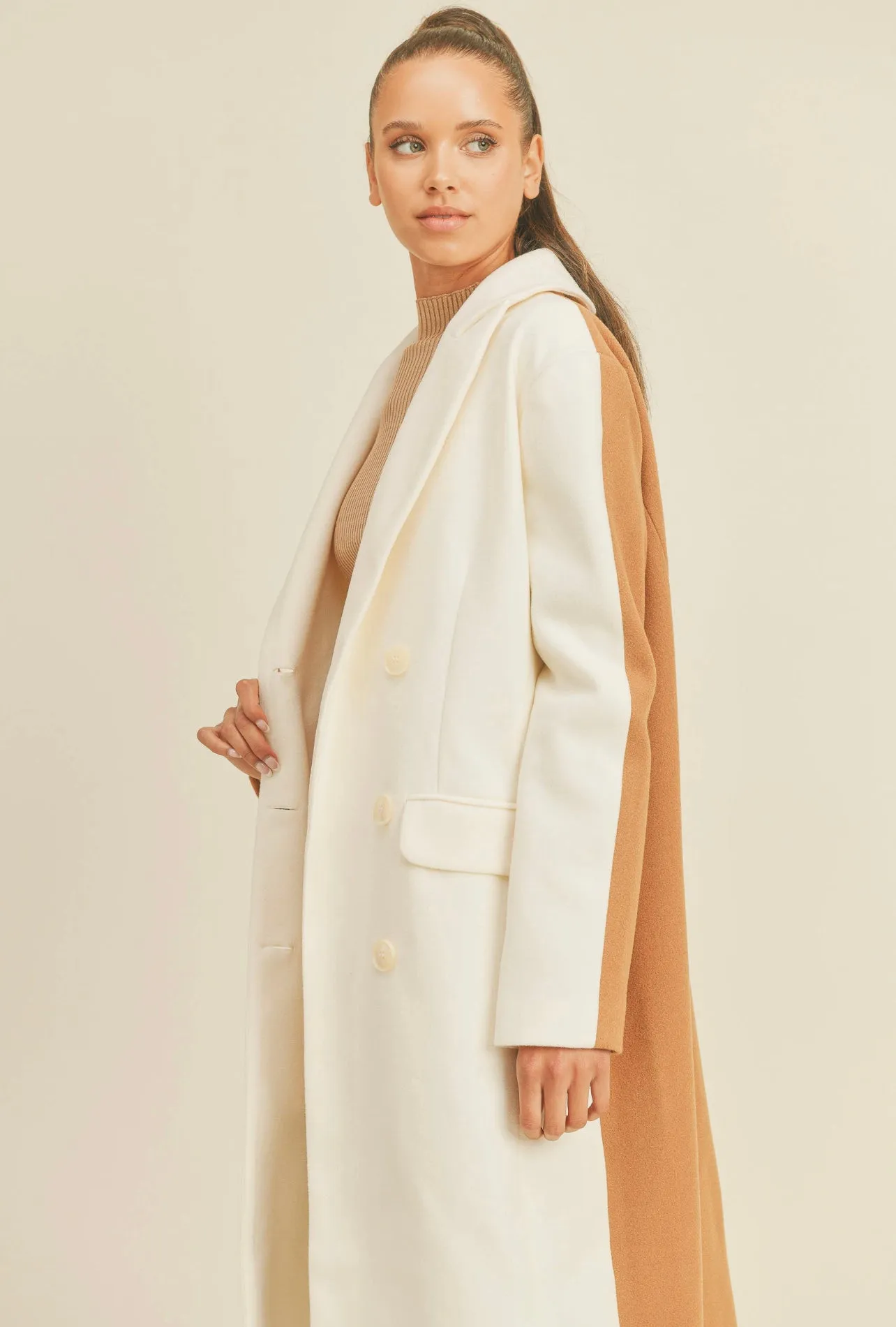A Formal Affair COLOR BLOCK COAT