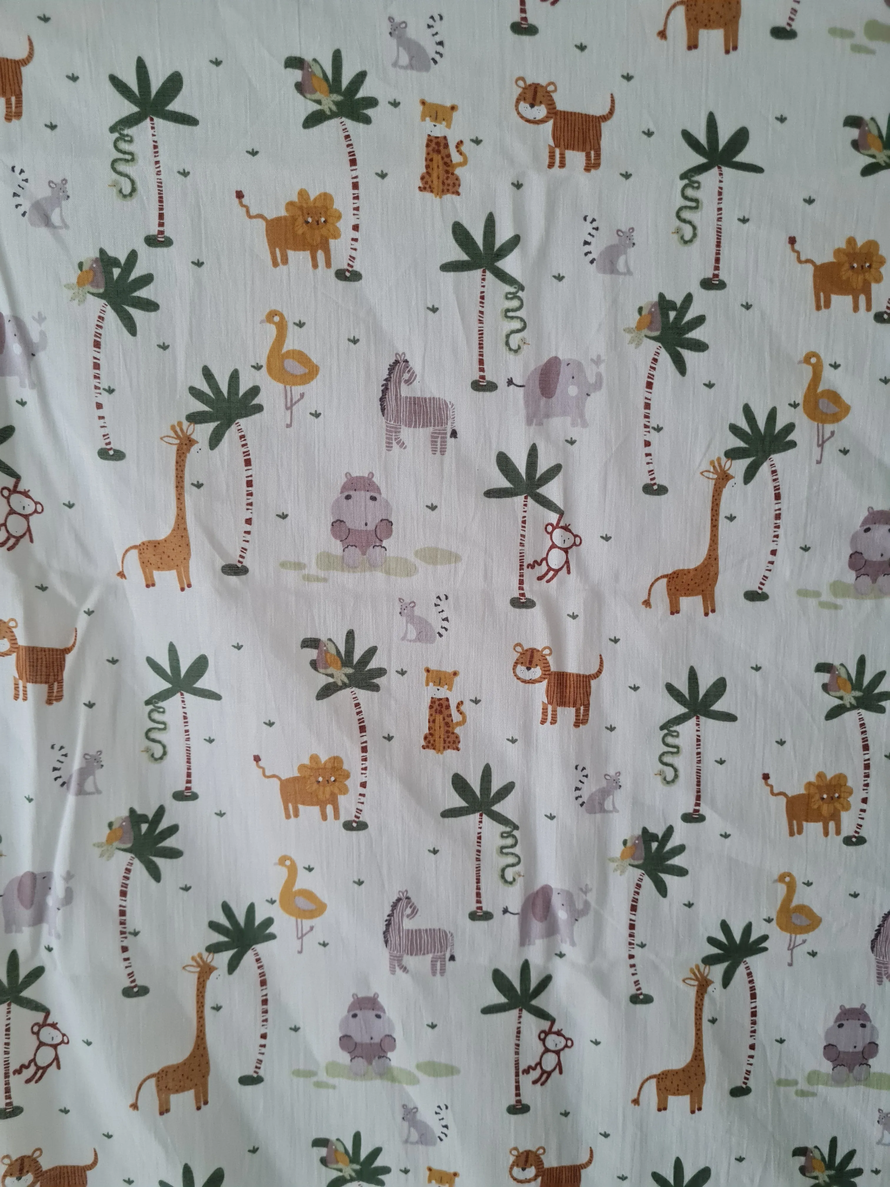 Baby Animals Cotton Muslin Swaddle