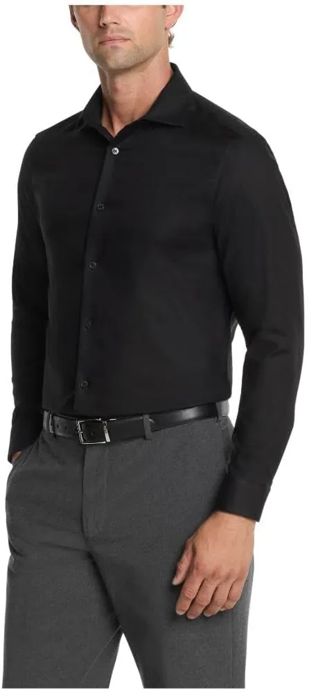 Calvin Klein Men's Dress Shirt Slim Fit Non Iron Stretch Solid
