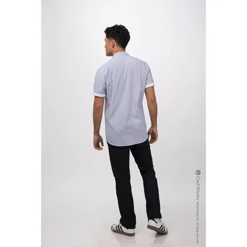 Chef Works SHC07BLUL Cook's Shirt