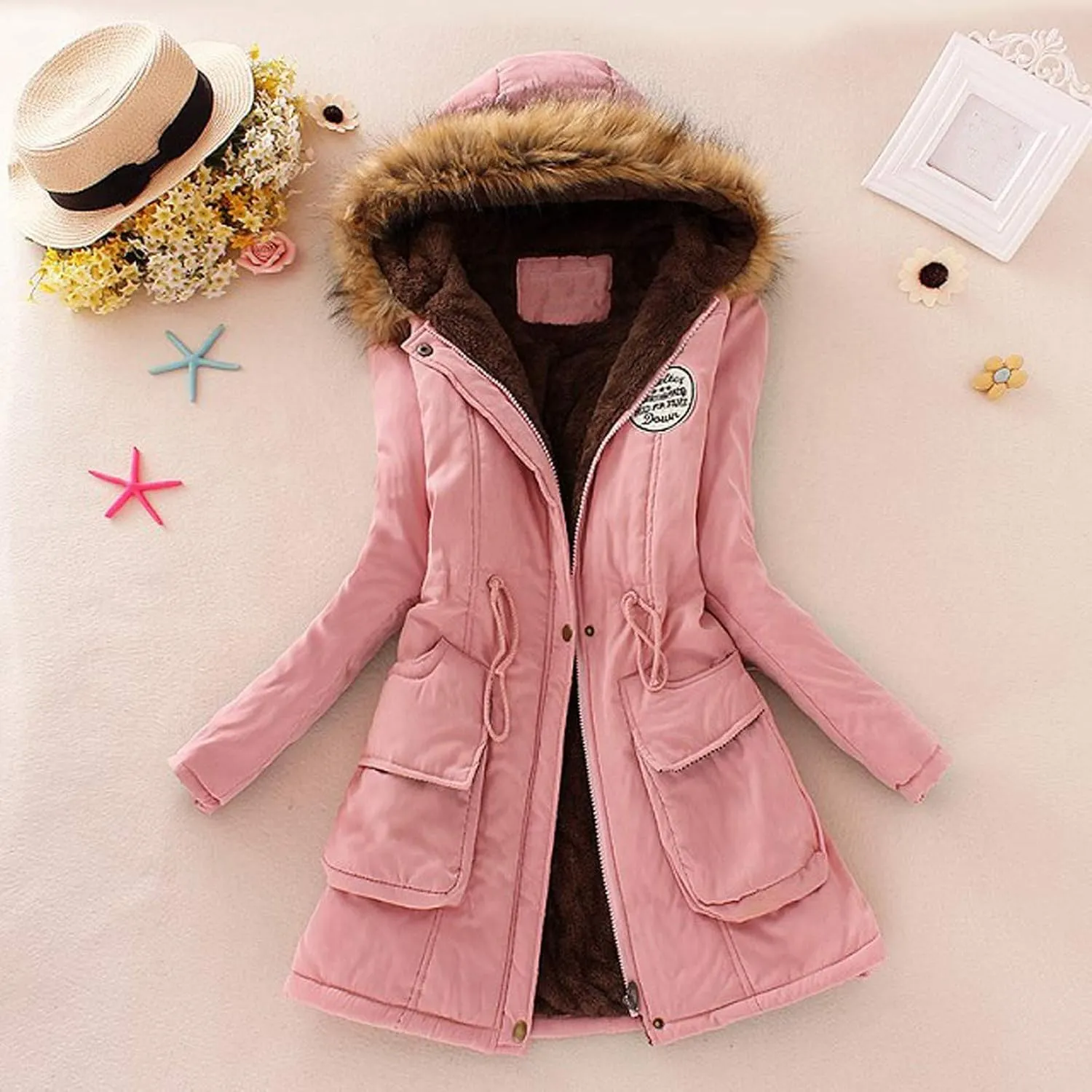 COTECRAM Winter Coats for Women Warm Faux Fur Coat Fashion Cropped Puffer Jackets for Evening Dresses Formal Fuzzy Cardigans