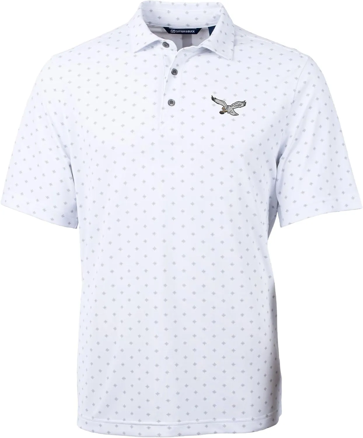 Cutter & Buck Men's NFL Virtue Eco Pique Tile Print Recycled Polo