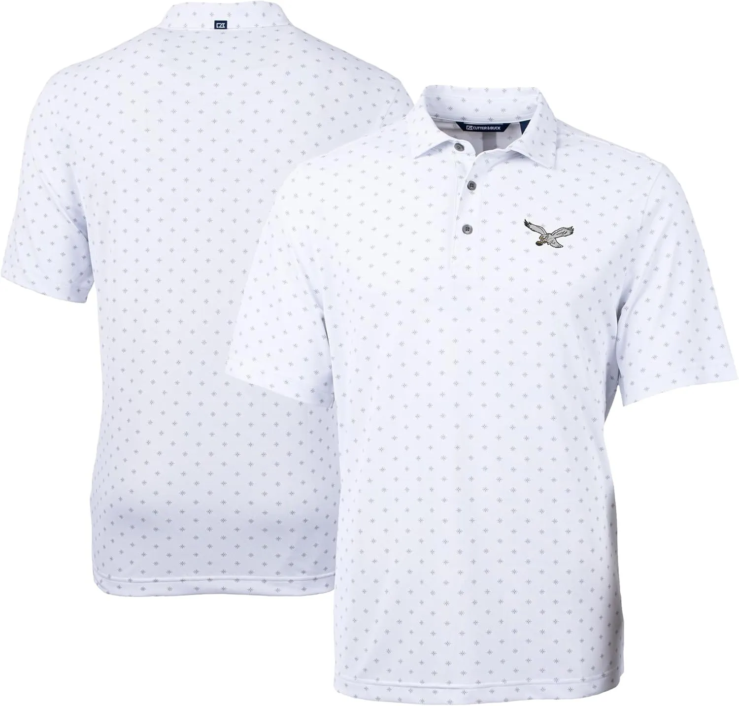 Cutter & Buck Men's NFL Virtue Eco Pique Tile Print Recycled Polo