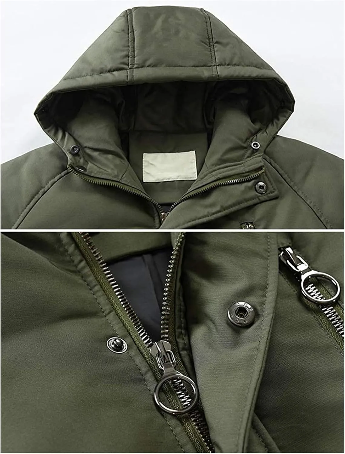 Girls Boys Long Winter Coat Heavyweight Puffer Jacket Insulated Parka with Fu Hooded Padded Down Coat for Kids