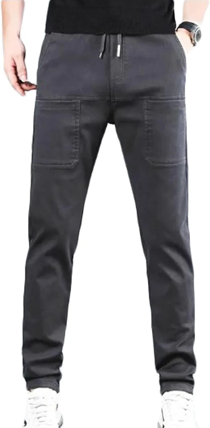 Manlira MultiPants - High Stretch Multi-Pocket Durable Cargo Pants, Mens Big and Tall Cargo Pants