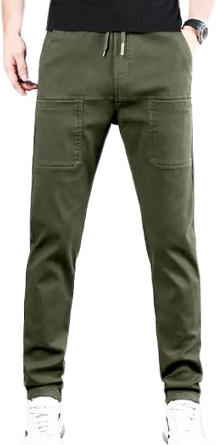 Manlira MultiPants - High Stretch Multi-Pocket Durable Cargo Pants, Mens Big and Tall Cargo Pants