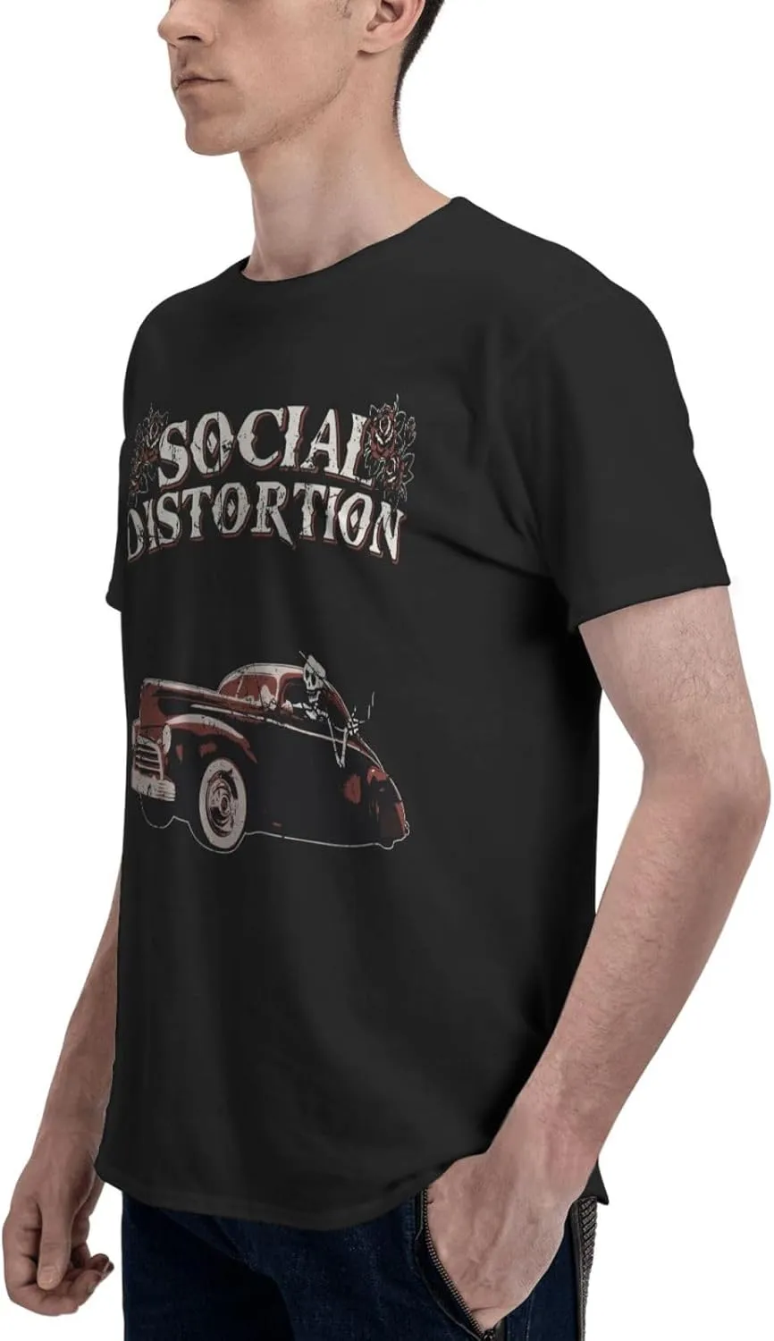 Man's T Shirt Short Sleeve Crewneck Tee Teenager Cool Summer Cotton Shirt
