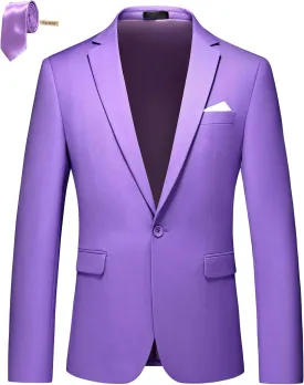 Mens Blazer Slim Fit Sport Coats 26 Colors Suit Jacket for Daily Business and Prom Party