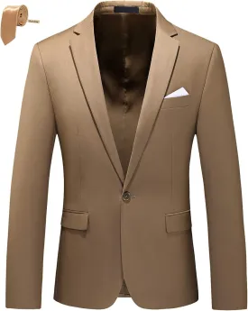 Mens Blazer Slim Fit Sport Coats 26 Colors Suit Jacket for Daily Business and Prom Party