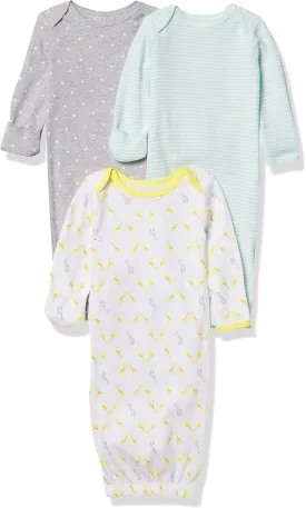 Simple Joys by Carter's Baby 3-Pack Neutral Cotton Sleeper Gown
