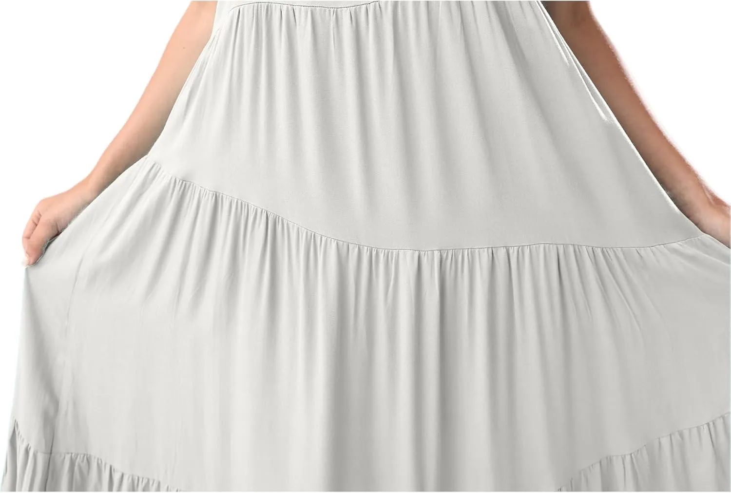 Women Summer Spaghetti Strap Sleeveless Casual Flowy Beach Vacation 2025 Maxi Dress
