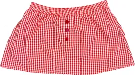 Womens Gingham Mini Skirts Y2k Going Out Elastic Waistband Plaid Checkered Streetwear Cute Summer Boxer Short Skirt